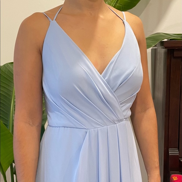 David's Bridal Dresses & Skirts - beautiful maxi baby blue dress 💙